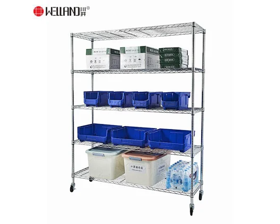 chrome wire shelving