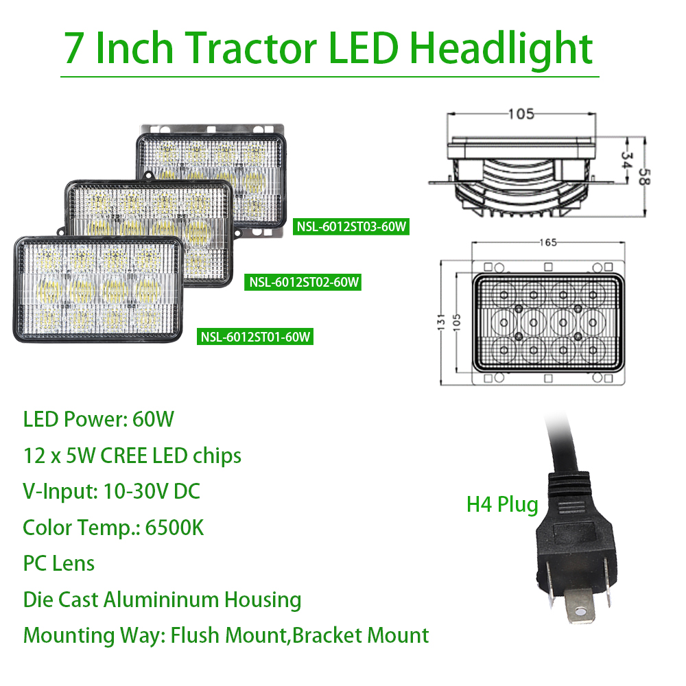 LED Working Headlight