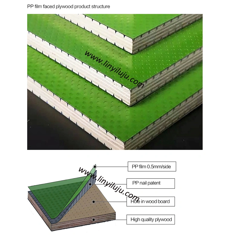 PP polypropylene plastic Film Faced Plywood