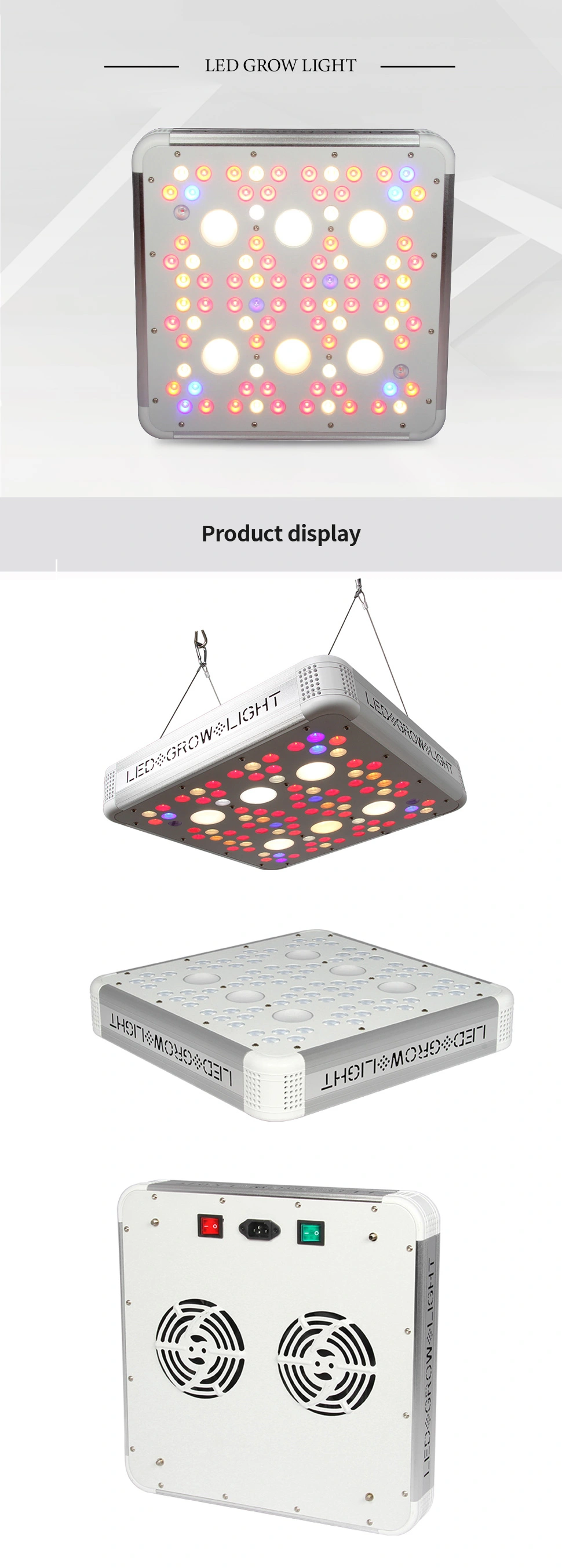 LED grow lights for indoor plants