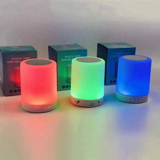 led night light bluetooth speaker