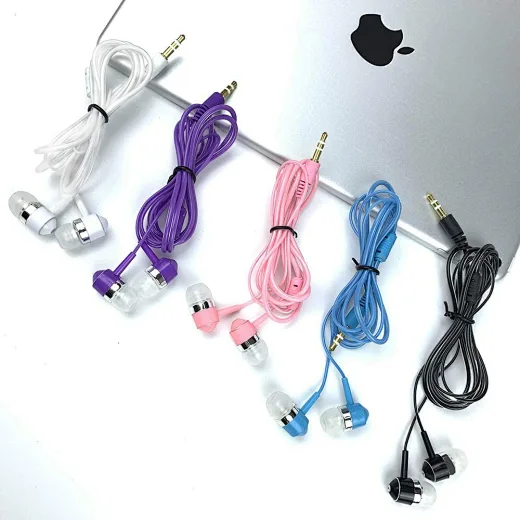 white stereo headphones