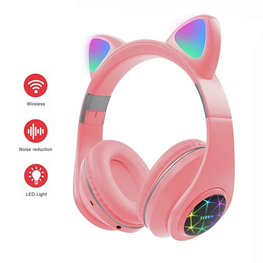 colorful headphone with microphone