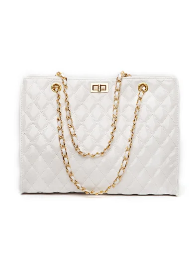 vintage rhombic vegan bag leather women