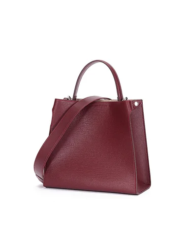 leather handle genuine leather ladies handbags fashion