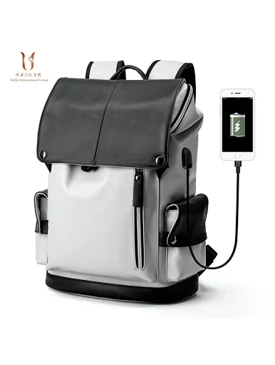backpacks men leather travel bag