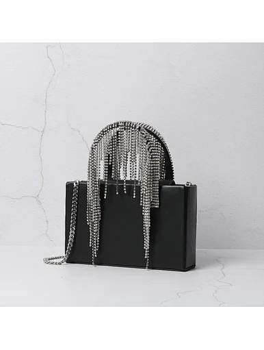 handle tassel handbag events dress tas pesta luxury bag