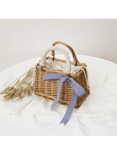 rattan bag bag women bag handbag