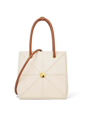 Fashion Women Large Shoulder Bag Fashion Genuine Leather Bags Rhombus Square Geometry Handbag