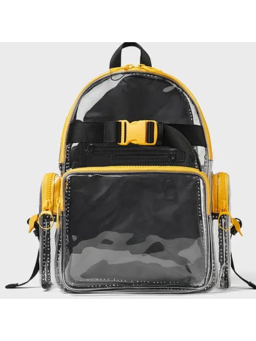 Custom logo pvc clear stylish bags waterproof transparent backpacks