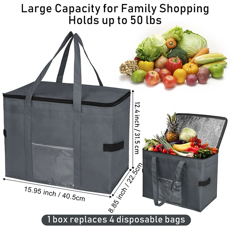 foldable cooler shopping bags