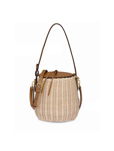 fashion straw beach bag