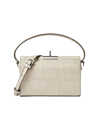 shoulder leather box bag