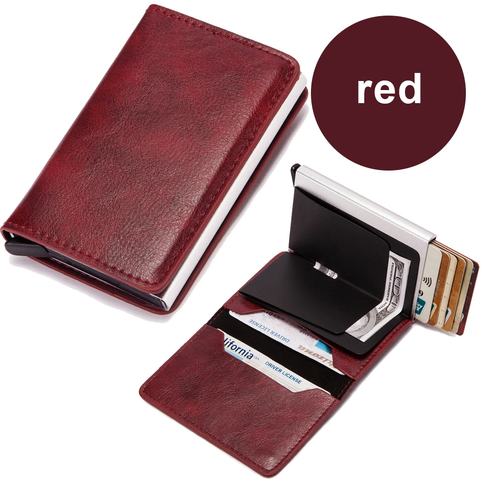 leather credit card holder wallet