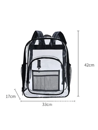 pvc transparent backpack