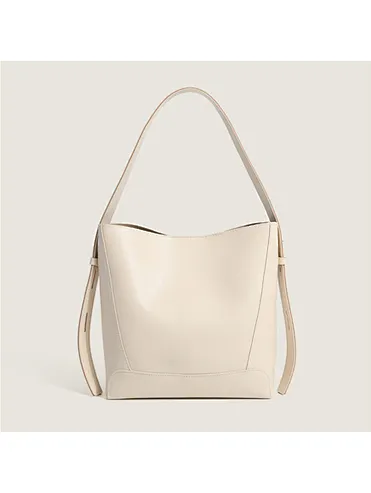 Fashion ladies bucket bags high quality pu leather shoulder handbag