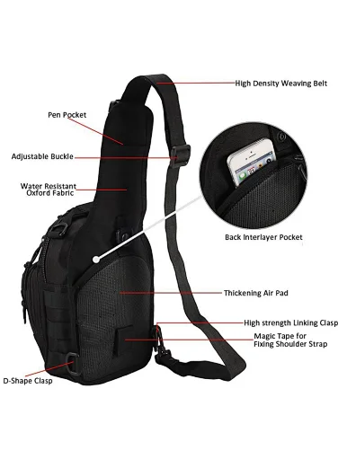 man shoulder sling bag