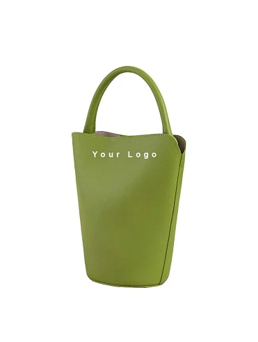 Custom Handbag Manufacturer Bucket Bag Purses and Handbags 2023 Green Hand Bag Designer Leather Bags for Women Genuine Leather