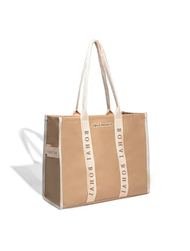 fashionable canvas shopping bag