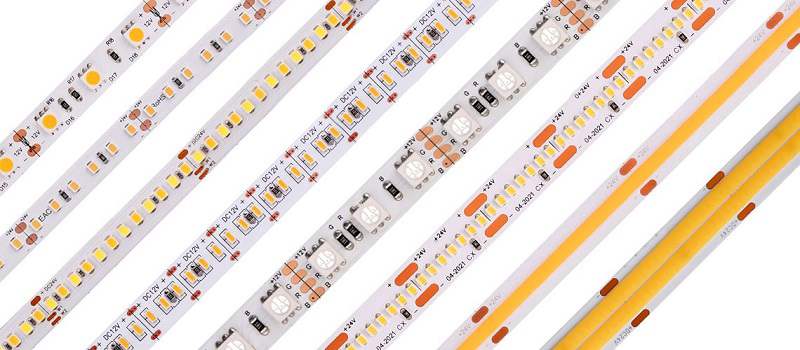 the different types of LED light strips