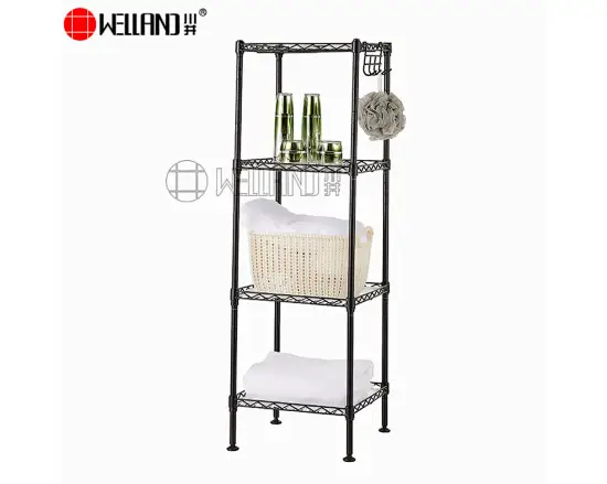 4 Tier Wire Shelving Organizer