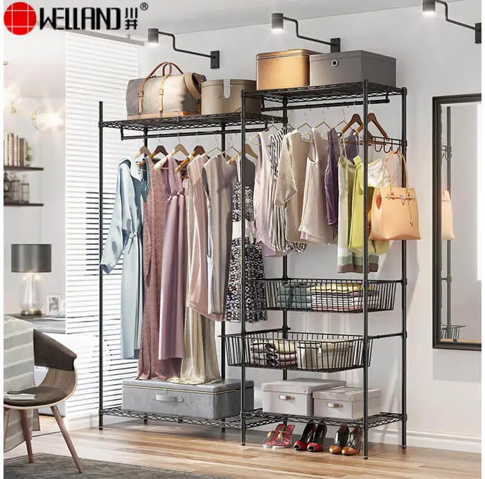 metal wire clothing rack