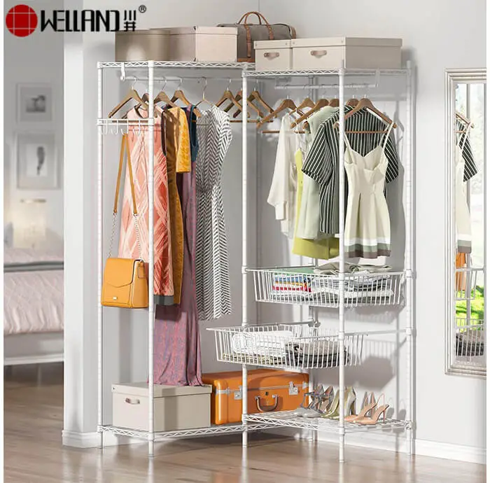 heavy duty metal wardrobe