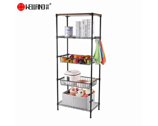 slide basket storage stand