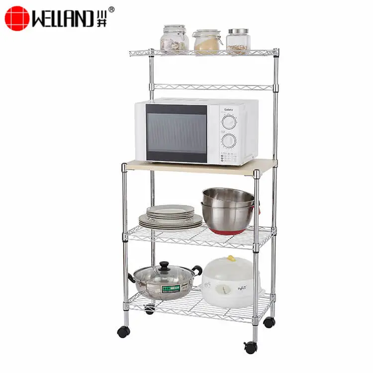 kitchen microwave oven cart