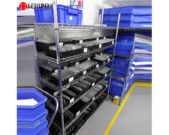 NSF wire shelving