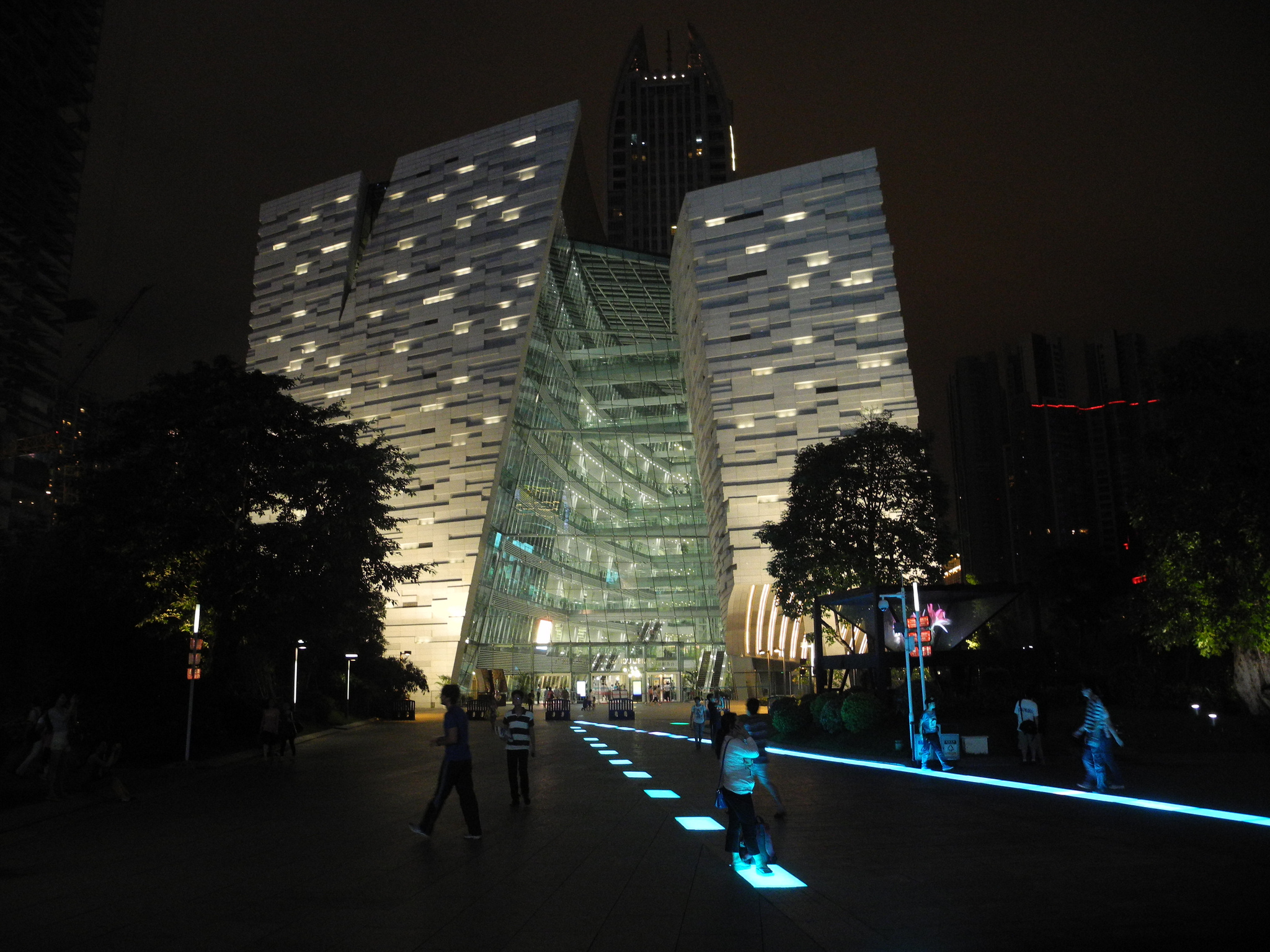 广州图书馆 - LED发光砖 - 先朗照明