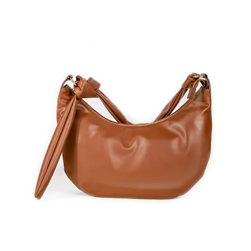 leather crescent bag