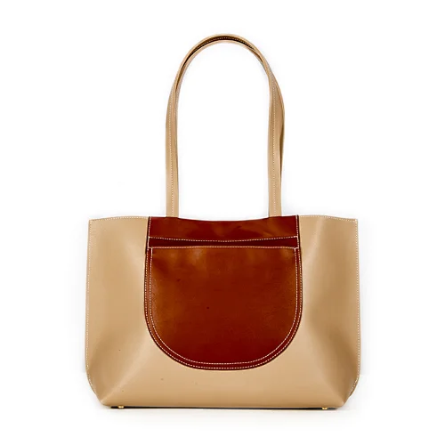 PVC leather tote bag