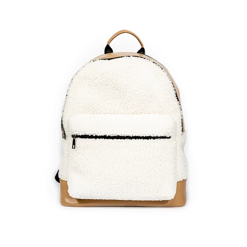 fleece sherpa backpack