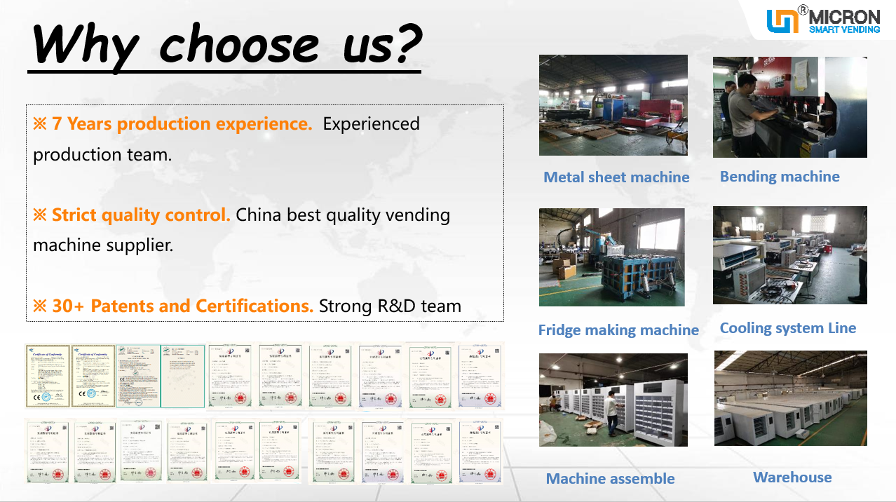 why choose our vending machine