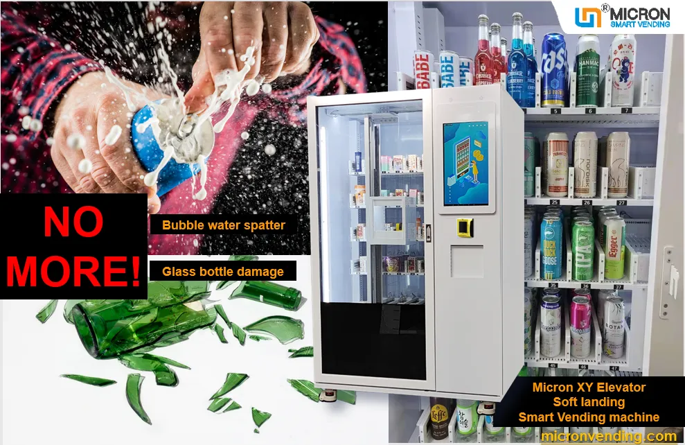 Vending machine made in China that support Malaysia E-wallet, Grab pay, Boost, Touch n go