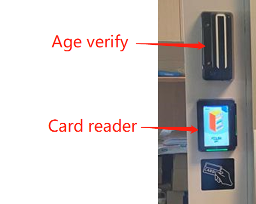 Snack beer vending machine with age verify in Austria Micron Smart Vending