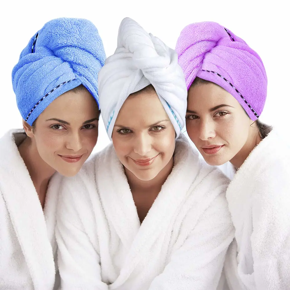 Ultra Soft Microfiber absorbent hair drying towel
