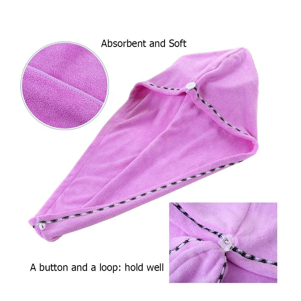 Ultra Soft Microfiber absorbent hair drying towel