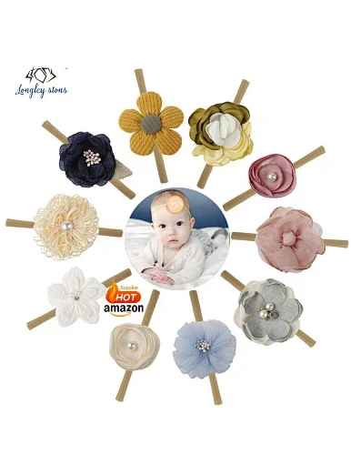 Comfortable, soft, no harm to skin, elastic Photo Props, lovely baby hair band, Suitable for All Occasions , birthday parties, baby beauty pageants