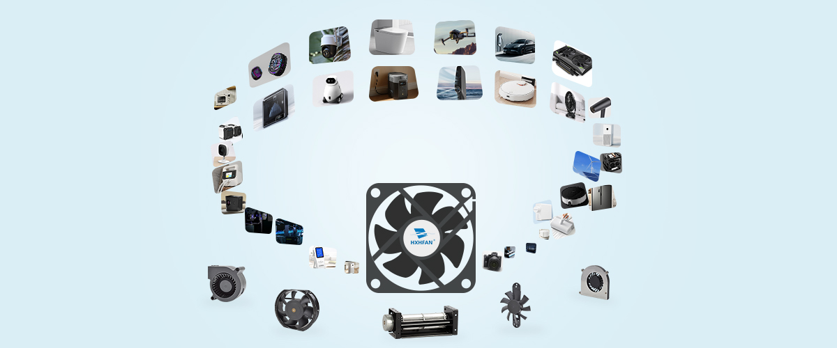 Cooling fans are used in those industry equipment