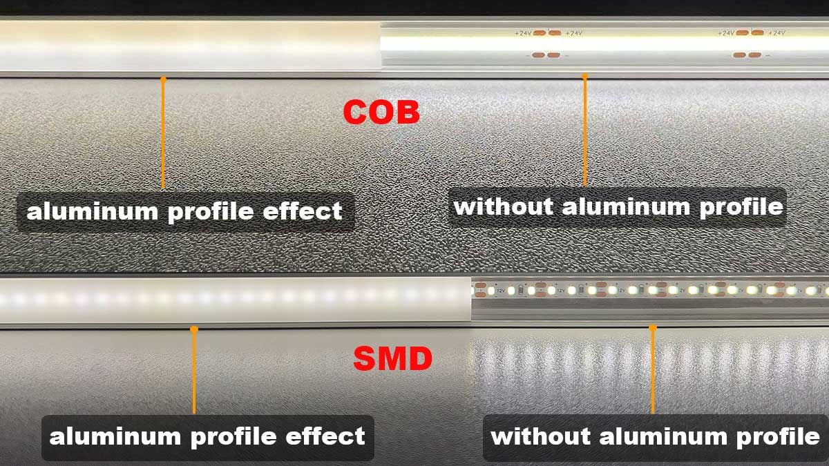 SMD LED strip VS COB LED Strip