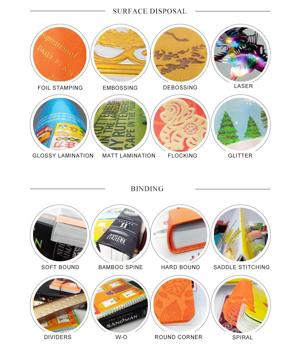 color children's books printing and binding