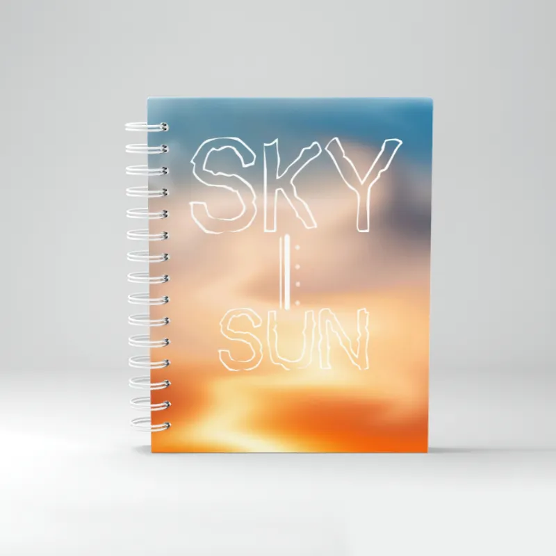 high quality custom spiral ring notebook