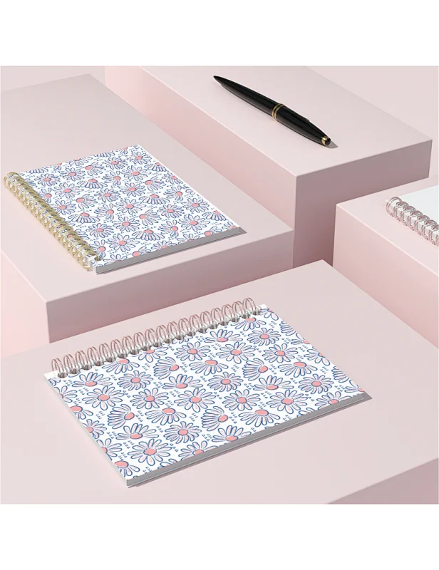 wholesale floral spiral notebook