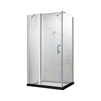 Modern design small toilet shower door  enclosure simple bathroom hinge pivot shower room cabin