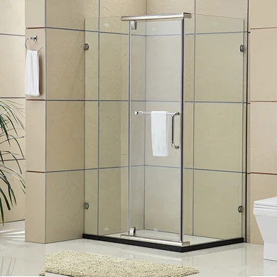 Wholesale 8mm Tempered Glass Frameless Rectangle Bathroom Shower Units