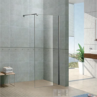 Easy Install Economic Aluminum Walk-in Shower Panel Shower Screen