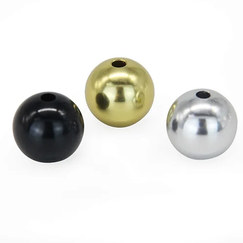 Anodized aluminum accessories diy jewelry beads solid aluminum oxide balls