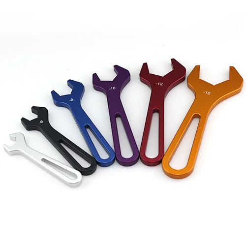 AN aluminum wrench AN3-AN20 fitting tool aluminum spanner double end multi color anodize wrench